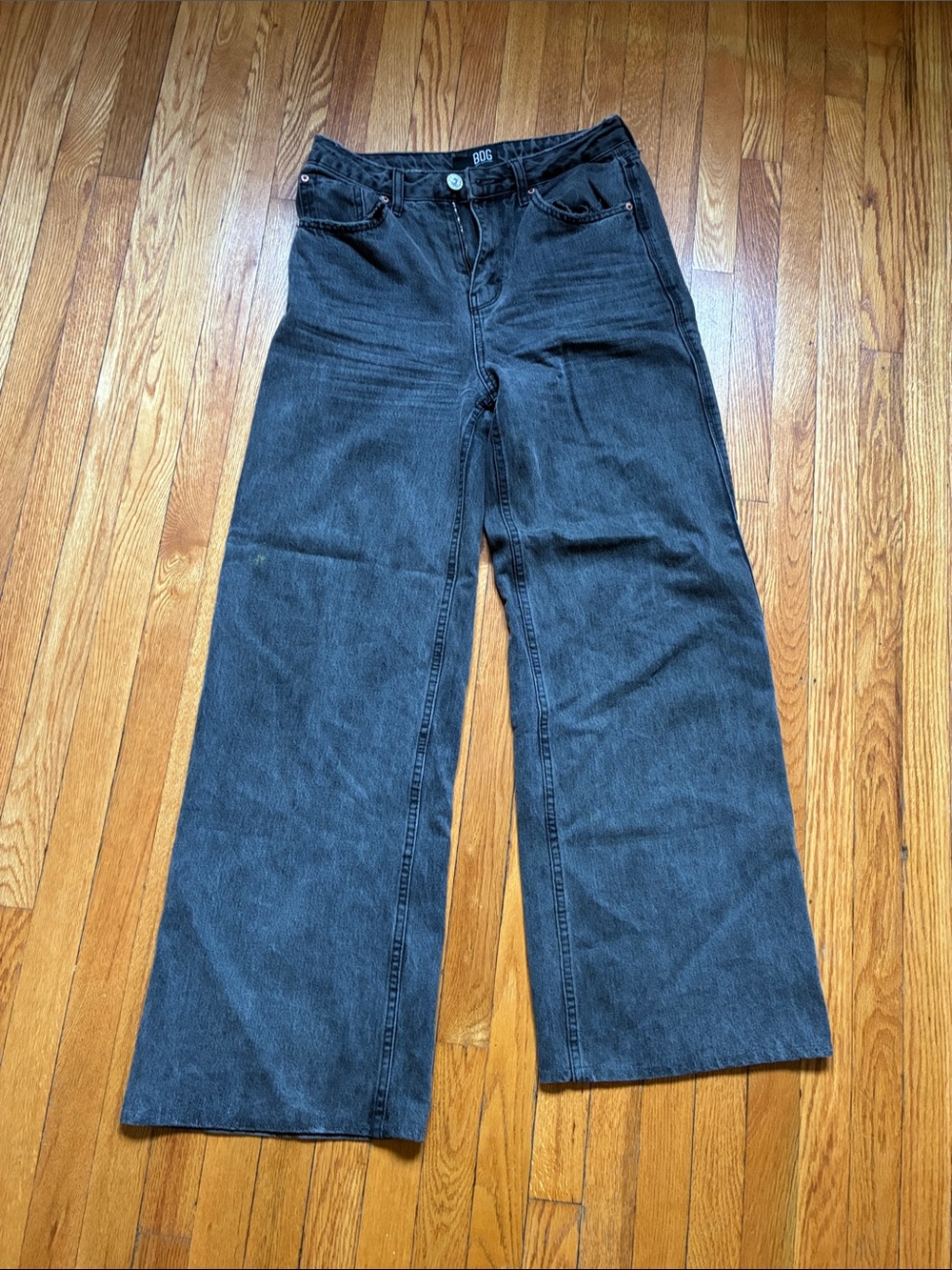BDG Black Wide-Leg Relaxed High-Rise Jeans